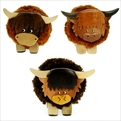 5501XL-HC - Large Highland Cow Figurine (Pack Size 36) Price Breaks Available